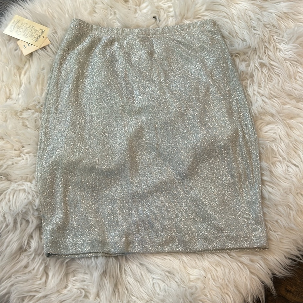 Vintage Mixit silver skirt M - Picture 4 of 4